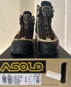 lot 81C image: K - Asolo FSN 85 CAN MW Mens Wide Fit Hiking Boots, Size 10.5 US SandBrown