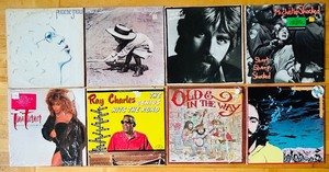 lot 214C image: LR - Collection of 8 Classic Vinyl Records Featuring Tina Turner, Ray Charles, and More