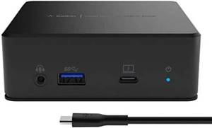 lot 341 image: Belkin USB-C Dual Display Docking Station - Type-C, USB 3.2 Gen 1, Black