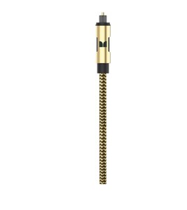 lot 870 image: Monster Fiber Optic Audio Cable - Duraflex with Braided Jacket - 9.8 Feet