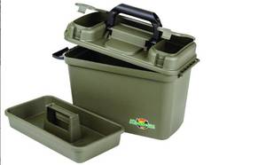 lot 403 image: NEW Flambeau 14 Sportmans Dry Box - Olive Green