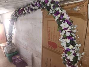 Wedding arch and decor