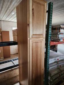 2- hickory pantry cabinets
