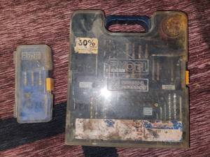 lot 34 image: 2 ryobi partial bit sets