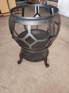 lot 55 image: Bronze fireplace
