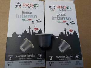 lot 4 image: 20 Aluminum Capsules PRENDI Express...