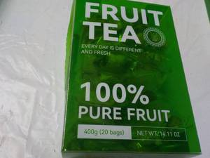 lot 12 image: 20 Bags 100% Fruit Tea...