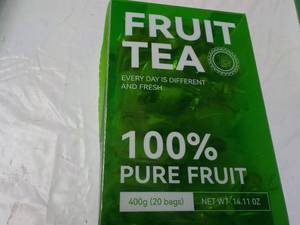 lot 13 image: 20 Bags 100% Fruit Tea...