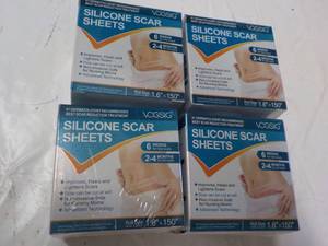 lot 40 image: 4 Vogsig Silicone Scar Sheets...