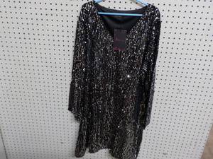 lot 89 image: LL Mansha Womens Sequin SilverBla...
