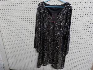 lot 90 image: LL Mansha Womens Sequin SilverBla...
