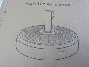 lot 104 image: Patio Umbrella Base...