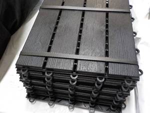 lot 134 image: 37 Patio Resin 12 sq Tiles...