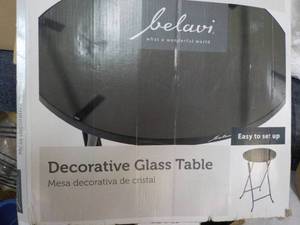 lot 156 image: Belavi Glass Table...