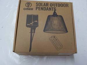 lot 173 image: Solar Outdoor Pendants...