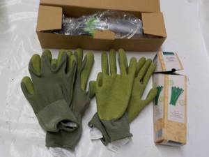 lot 187 image: Garden Tools, ties and Gloves...