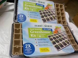 lot 195 image: 2 Seed Starting Greenhouse Kits...