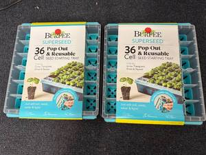 lot 2 image: 2 Burpee Superseed Seed Starting Trays