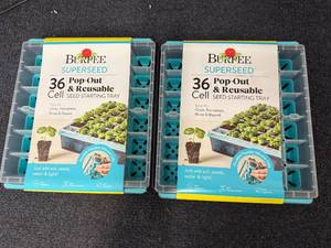 lot 3 image: 2 Burpee Superseed Seed Starting Trays