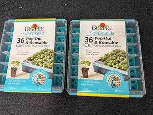 lot 4 image: 2 Burpee Superseed Seed Starting Trays
