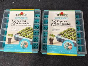 lot 5 image: 2 Burpee Superseed Seed Starting Trays