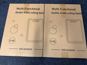 lot 24 image: 2 Souble Sided Cutting Boards