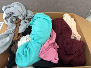lot 36 image: Box of Womens L-XXXL Long Sleeve Shirts