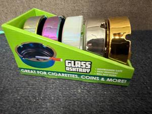 lot 69 image: 5 Pack of Glass Ash Trays