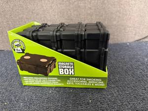 lot 79 image: 4 Pack of Magnetic Storage Boxes