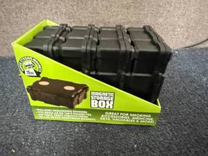 lot 82 image: 4 Pack of Magnetic Storage Boxes