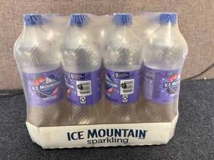 lot 124 image: 12 Bottles of Ice Mountain Sparkling Triple Berry