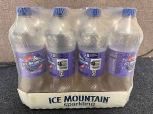 lot 125 image: 12 Bottles of Ice Mountain Sparkling Triple Berry