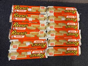lot 194 image: 12 Packs of Reeses White Chocolate