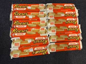 lot 195 image: 12 Packs of Reeses White Chocolate