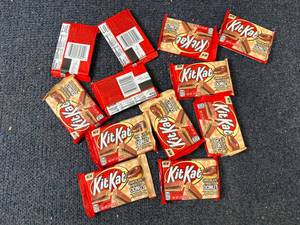 lot 217 image: 12 Kit Kat Bars