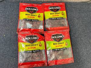 lot 229 image: 4 Bags of Jack Links Jalepeno Beef Jerky