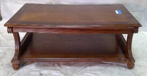 lot 46 image: Solid Wood Coffee Table