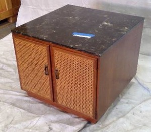 lot 52 image: Cabinet wMarble top