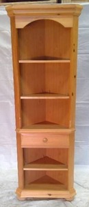 lot 53 image: Tall corner shelf