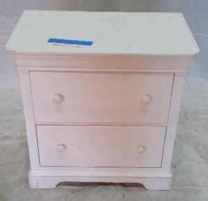 lot 54 image: White Night Stand