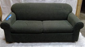 lot 92 image: Sleeper Sofa Loveseat