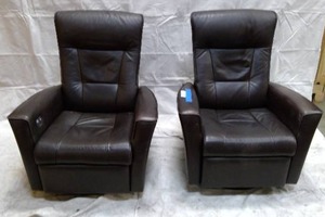 lot 101 image: 2 Matching power chairs