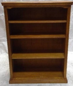 lot 85 image: Brown Bookcase