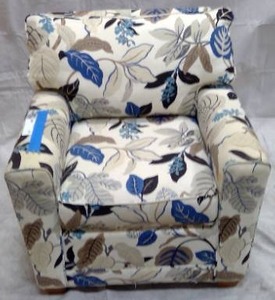 lot 100 image: Floral Chair