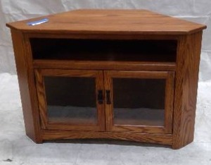lot 71 image: Corner tv stand