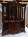 China Cabinet Cherry w/ stone inlay