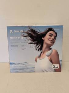 lot 38 image: JISULIFE NECK FAN 2PK.