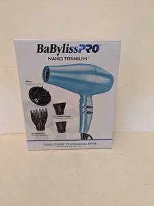 lot 37 image: BABYLISS PRO NANO TITANIUM TURBO EXTREME PROFESSIONAL DRYER