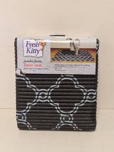 lot 56 image: FRESH KITTY JUMBO FOAM LITTER MAT