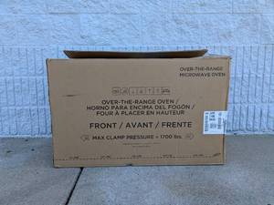 lot 96 image: OVER THE RANGE MICROWAVE OVEN